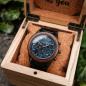 Preview: HOLZKERN | Space Dust Night Sky Herren Chronograph